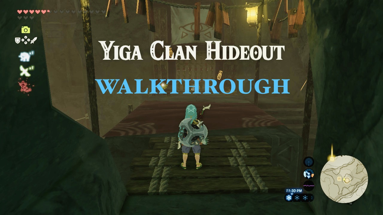 Breath of the Wild:                                                                      Yiga Clan Hideout Walkthrough